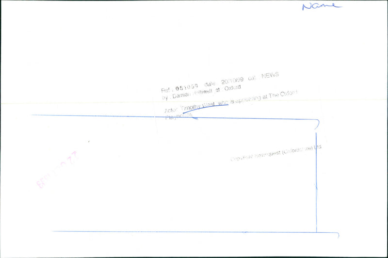 Timothy West - Vintage Photograph