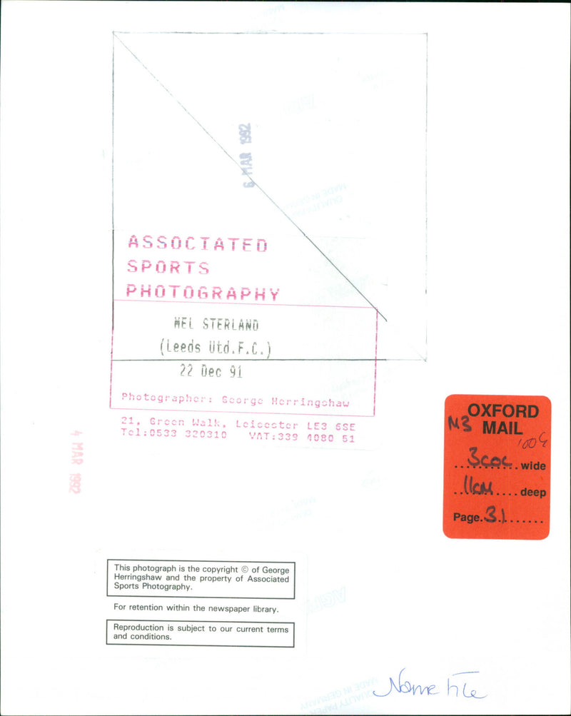 Sterland Mel - Vintage Photograph