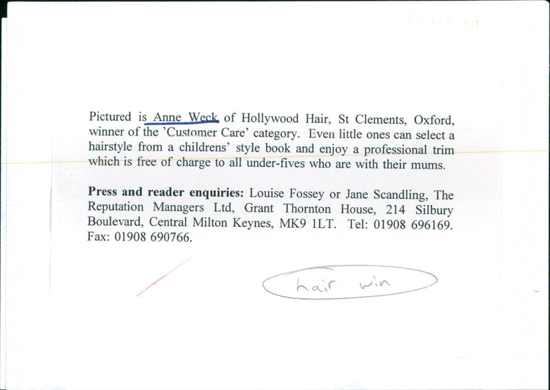 Anne Weck - Vintage Photograph