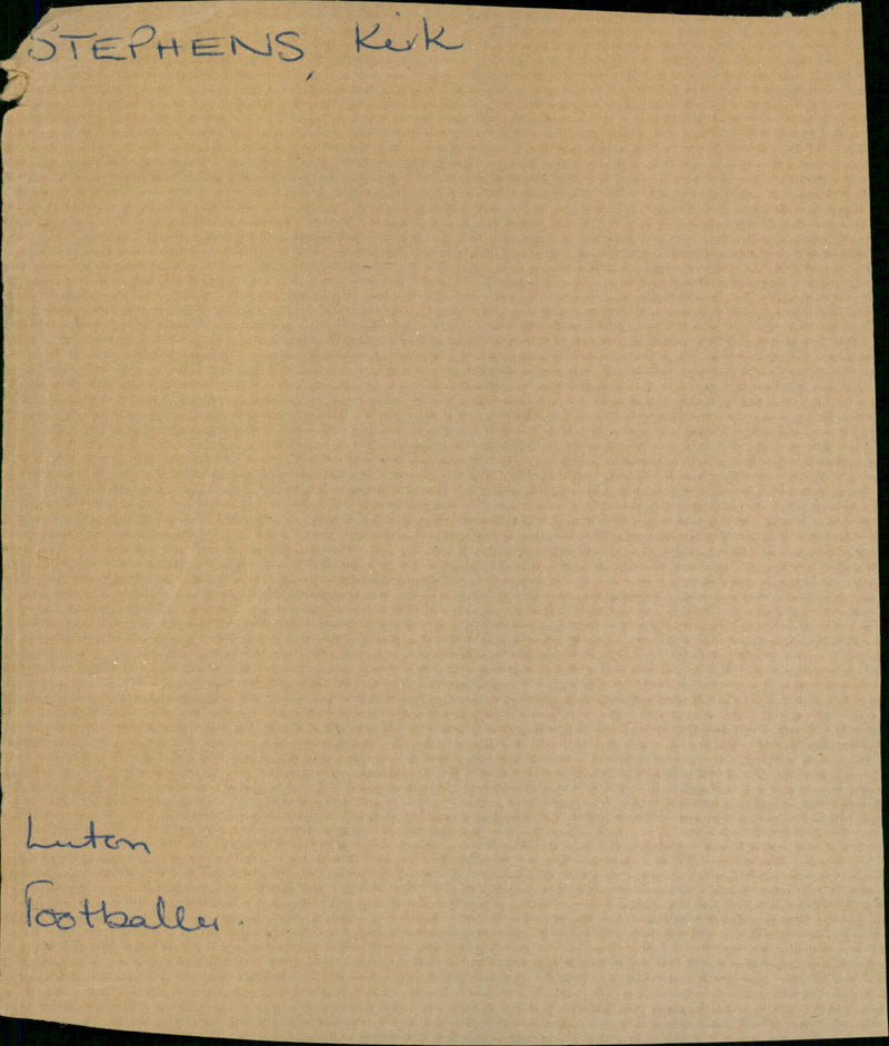 Stephens Kirk - Vintage Photograph