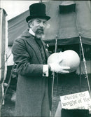 guess the weight of the pumpkin - Vintage Photograph