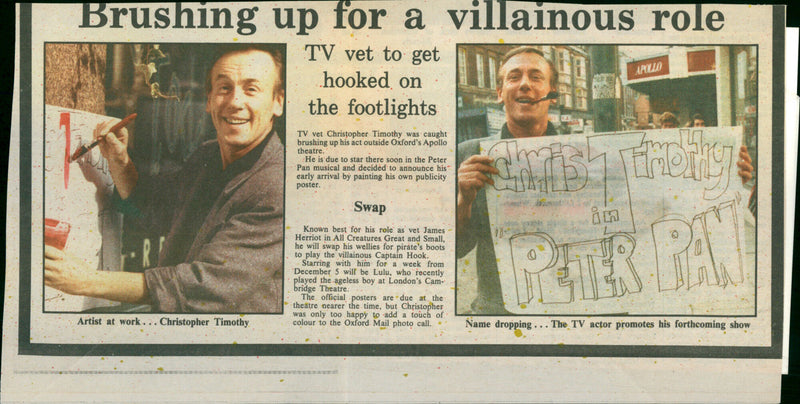 Christopher Timothy - Vintage Photograph