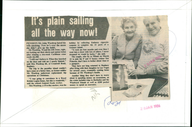 John Wardrop & Irene Wardrop - Vintage Photograph