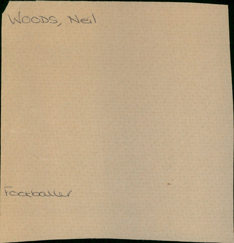 Neil Woods - Vintage Photograph