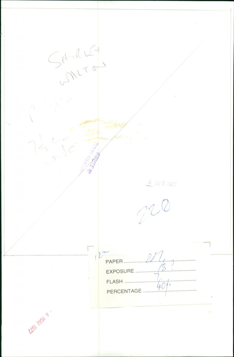 Shirley Walton - Vintage Photograph