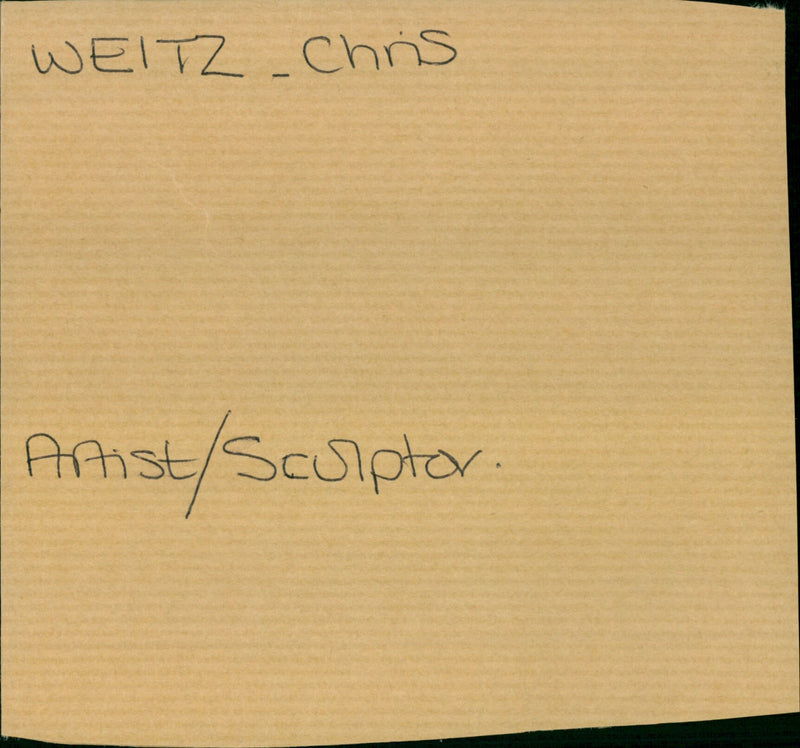 Chris Weitz - Vintage Photograph