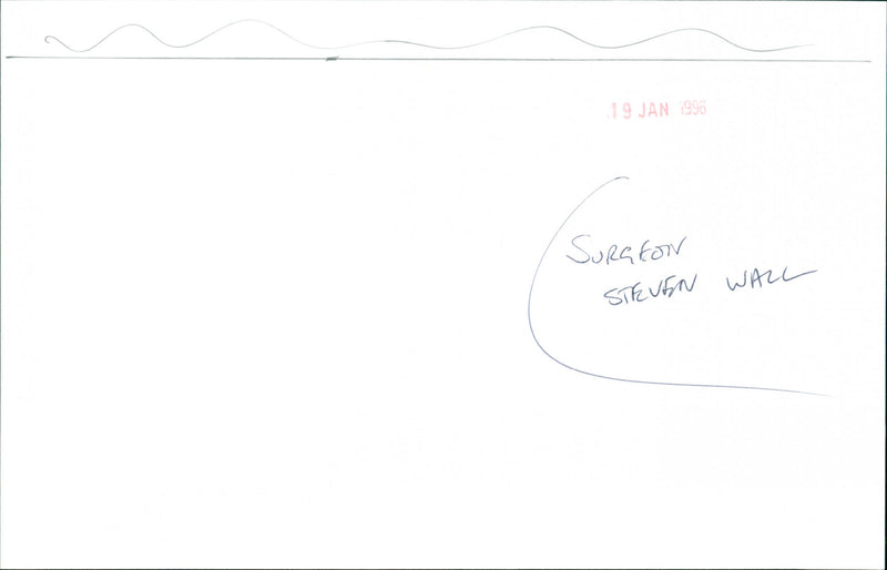 Steven Wall - Vintage Photograph