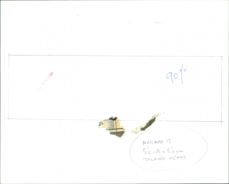 Talking Heads - Vintage Photograph