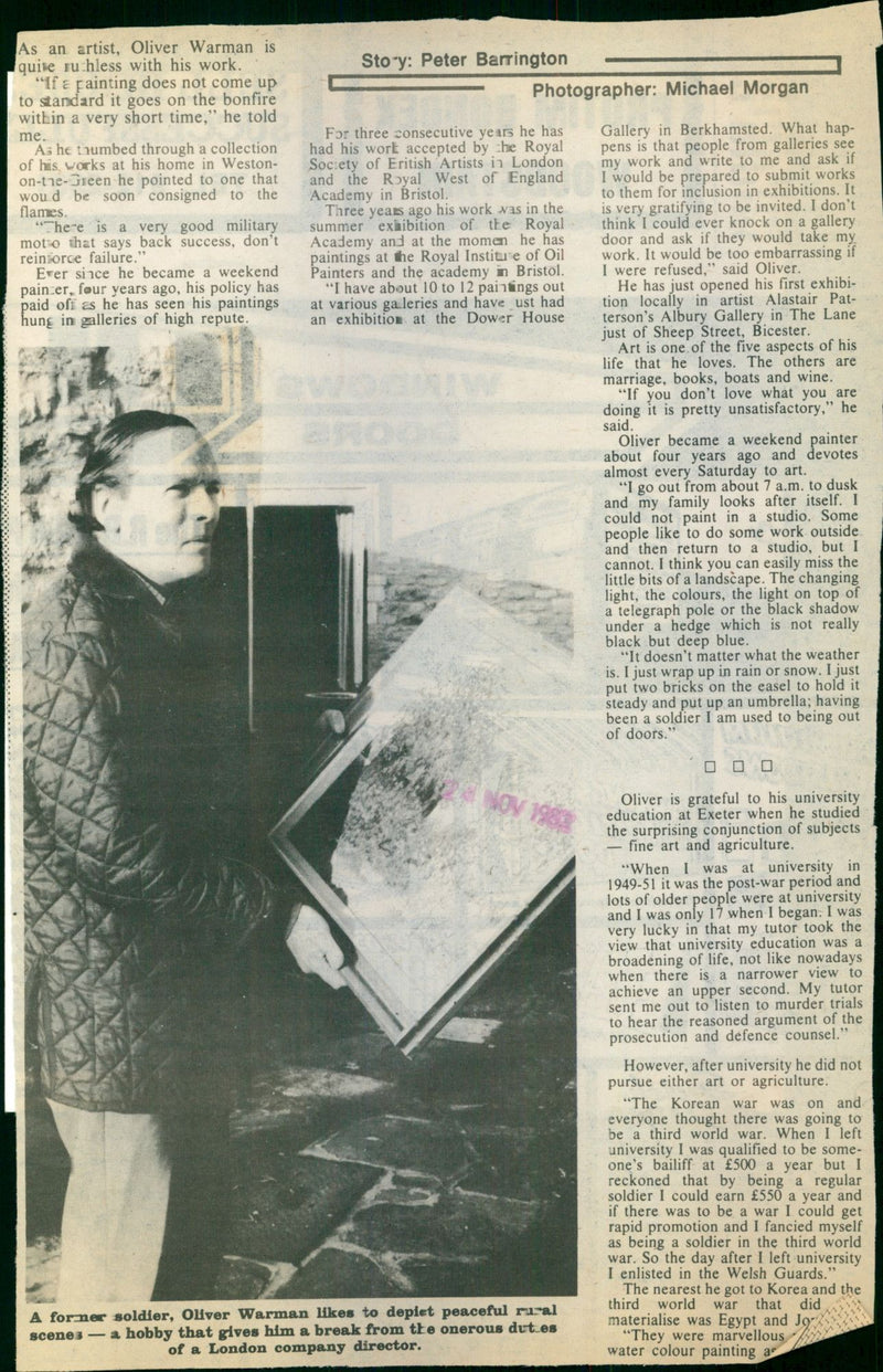 Oliver Warman - Vintage Photograph