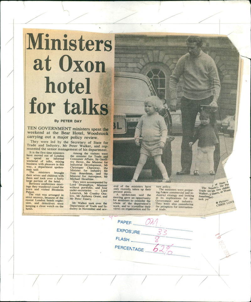 Peter Walker - Vintage Photograph