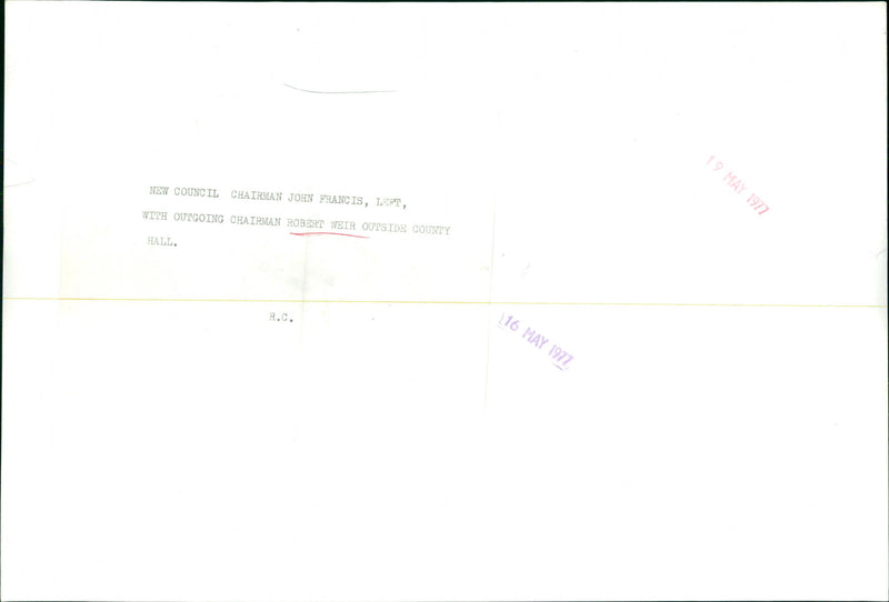 Robert Weir, john Francis - Vintage Photograph