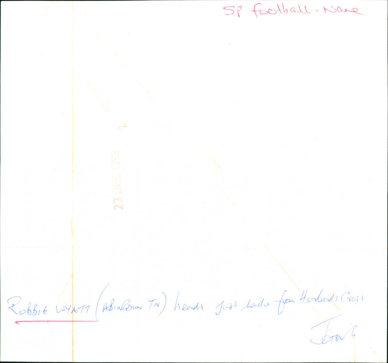 Robbie Wyatt - Vintage Photograph