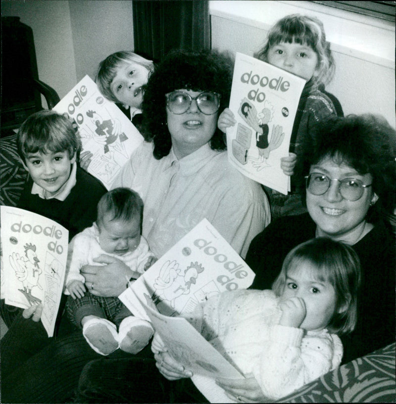 Chris West, Jo Berger family - Vintage Photograph