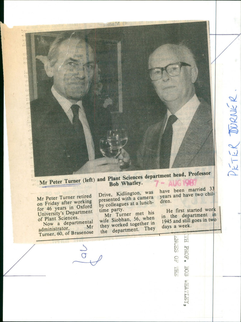 Mr. Peter Turner - Vintage Photograph