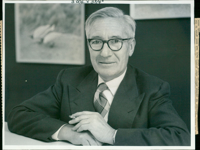 Dr. Niko Tinbergen - Vintage Photograph