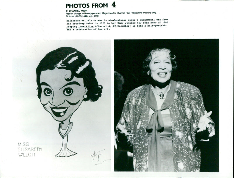 Elisabeth Welch - Vintage Photograph