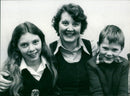 Mrs. Strongitahrm with Claire and Robert - Vintage Photograph
