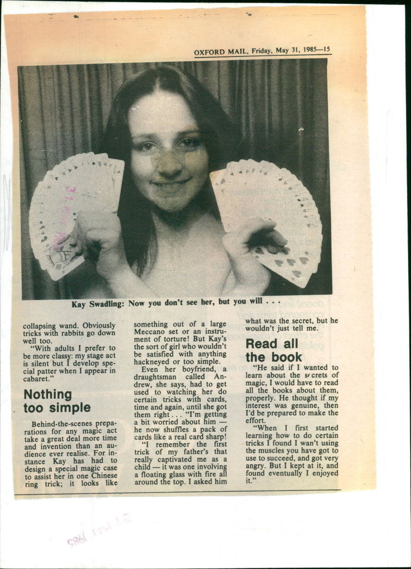 Kay Swadling - Vintage Photograph