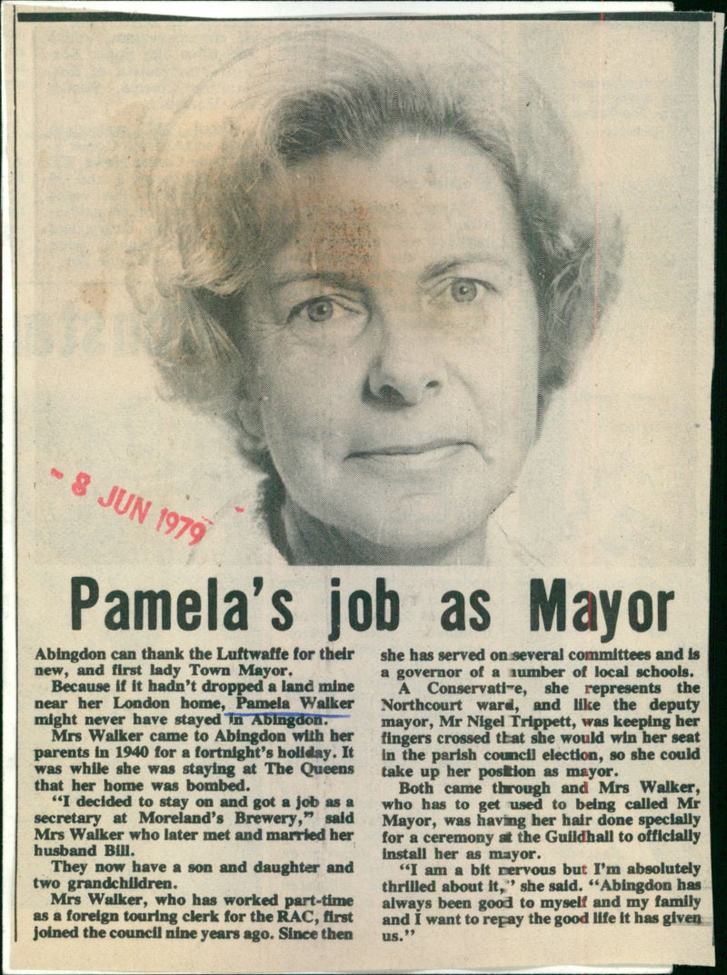 Pamela Walker - Vintage Photograph