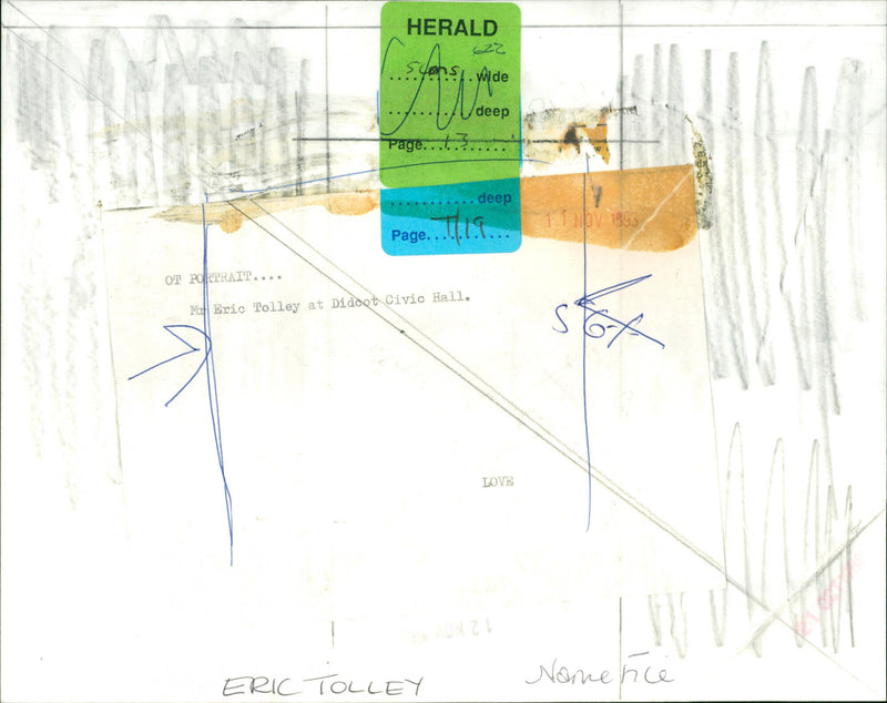 Eric Tolley - Vintage Photograph