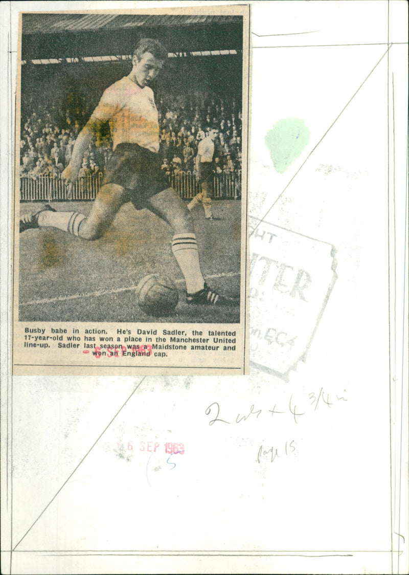 David Sadler - Vintage Photograph