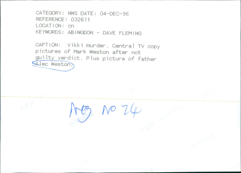 Alec Weston - Vintage Photograph