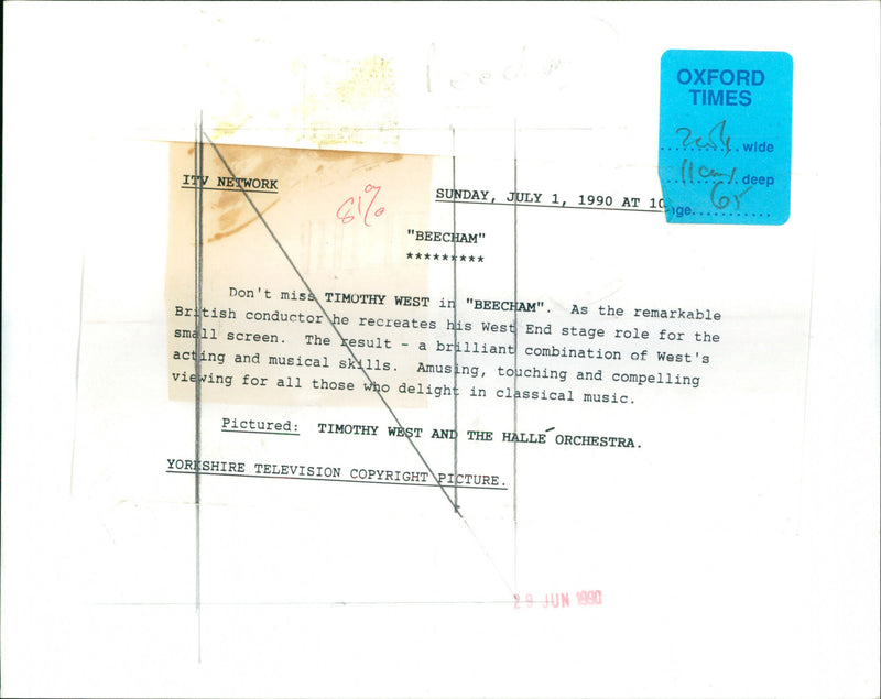 Timothy West - Vintage Photograph