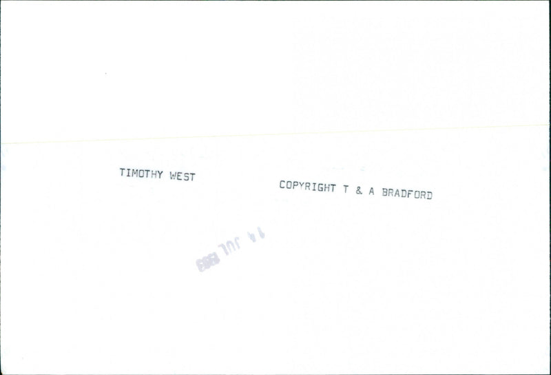 Timothy West - Vintage Photograph