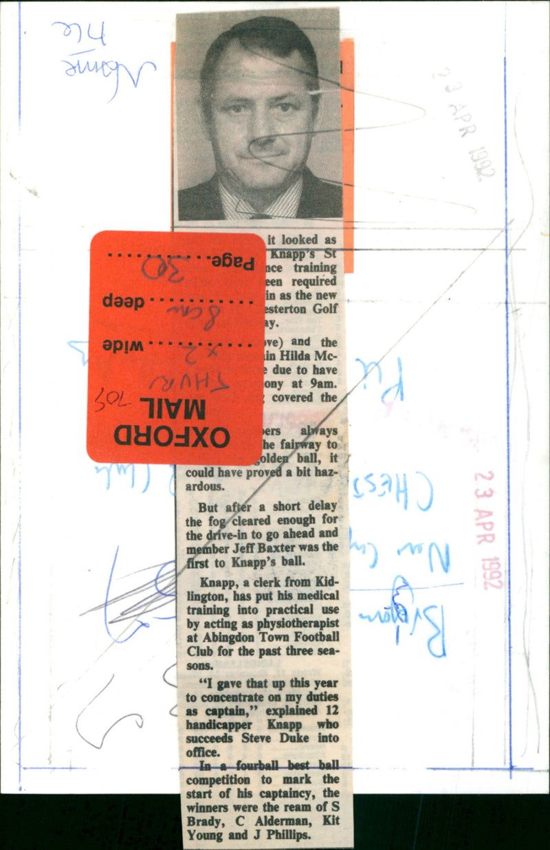 Brian Knapp - Vintage Photograph