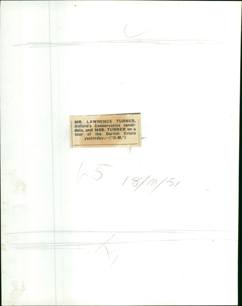 Lawrence Turner - Vintage Photograph