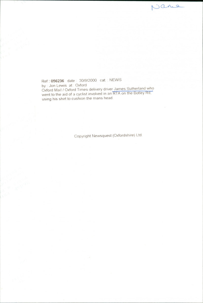 James Sutherland - Vintage Photograph