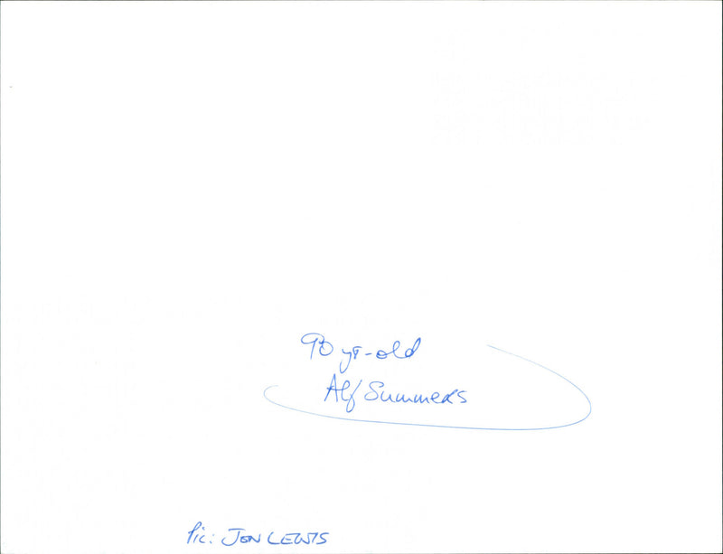 Alf Summers - Vintage Photograph