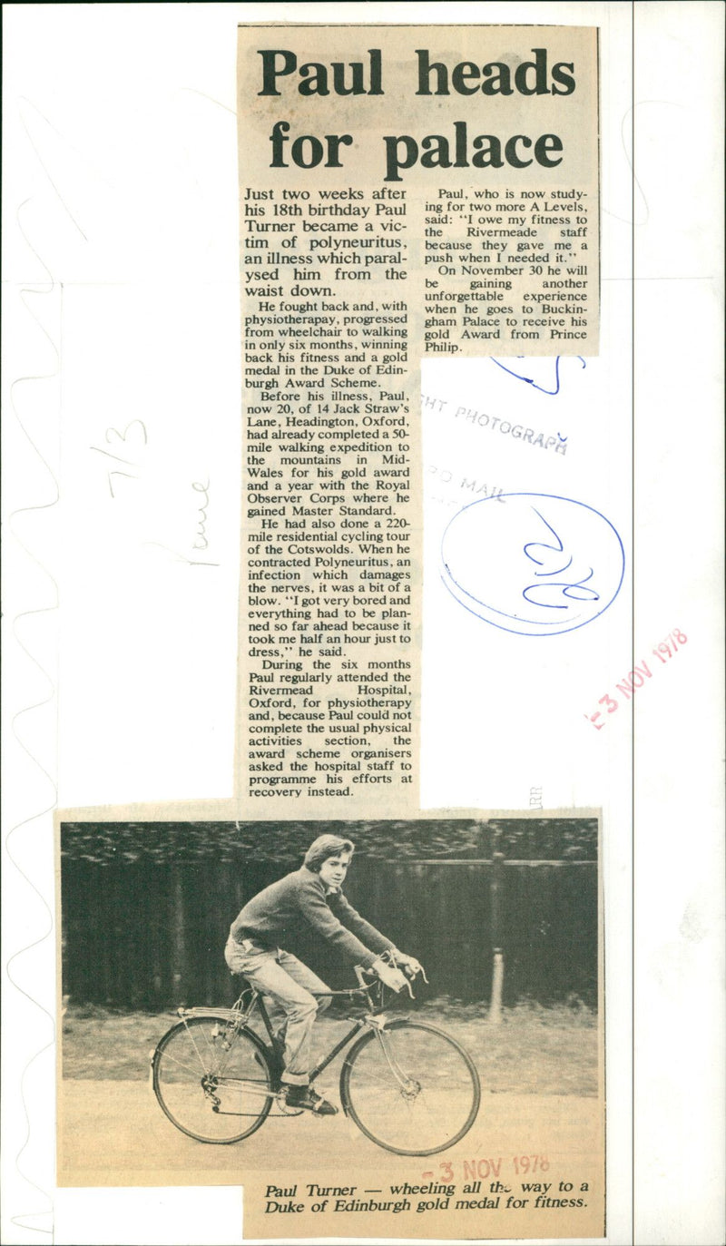 Paul Turner - Vintage Photograph