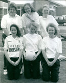 FittzHarrys Girls Football team - Vintage Photograph