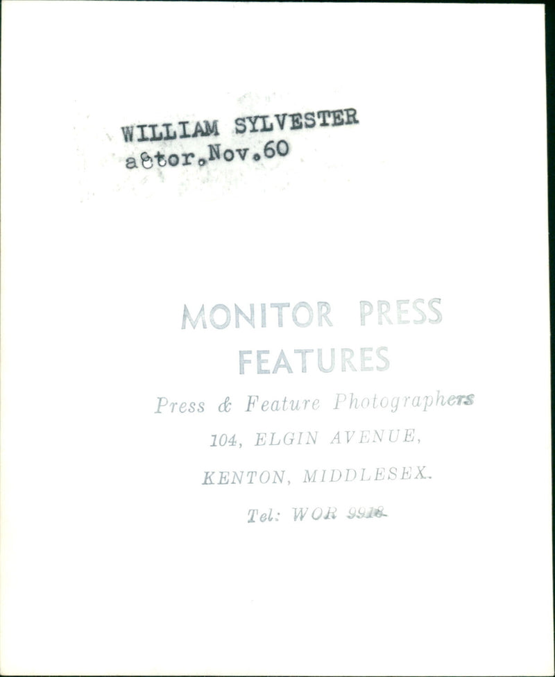 William Sylvester - Vintage Photograph