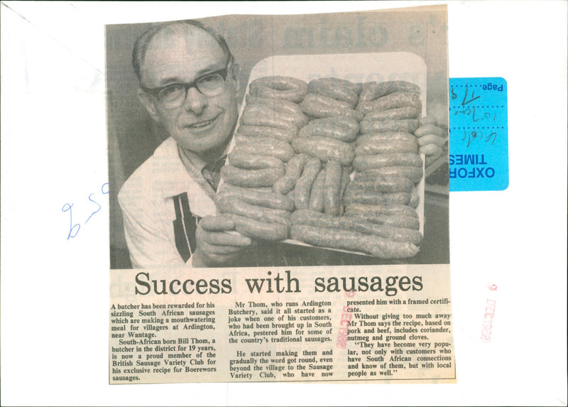 Bill Thom - Vintage Photograph