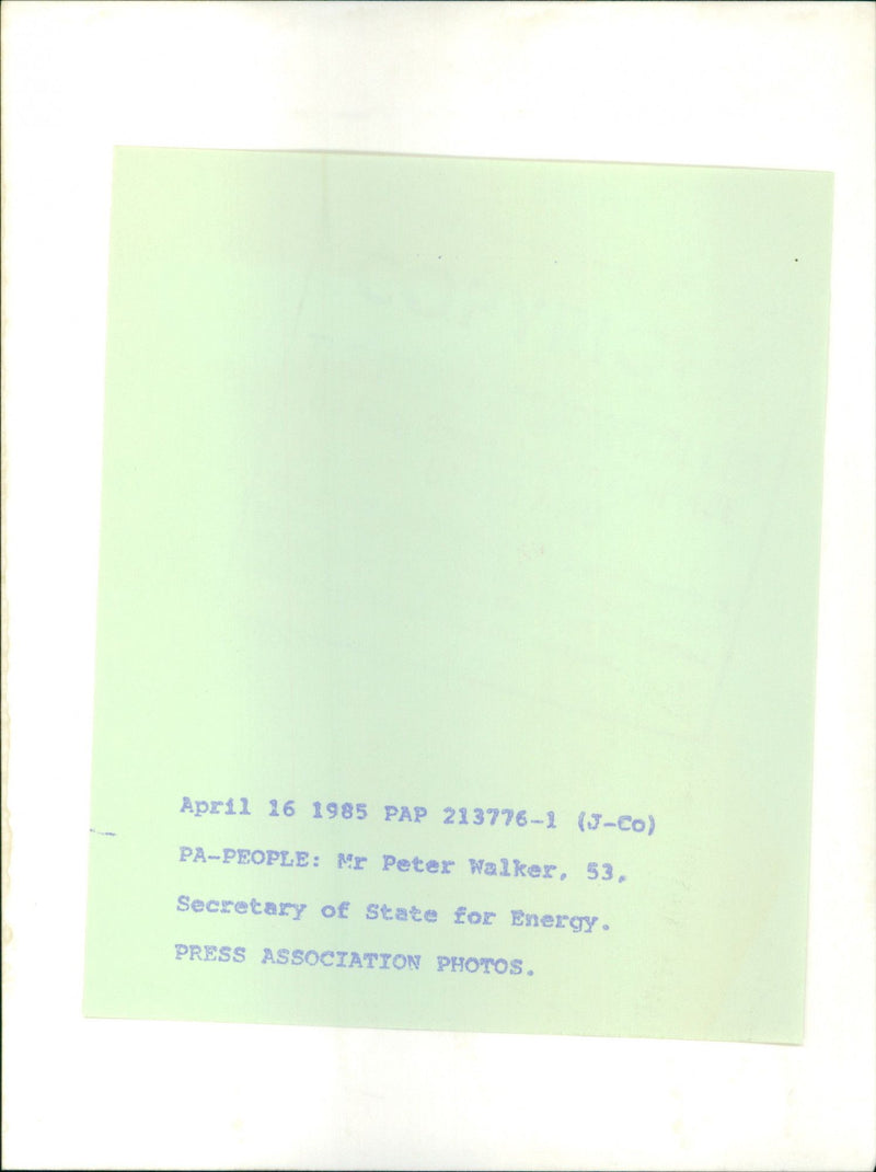 Peter Walker - Vintage Photograph