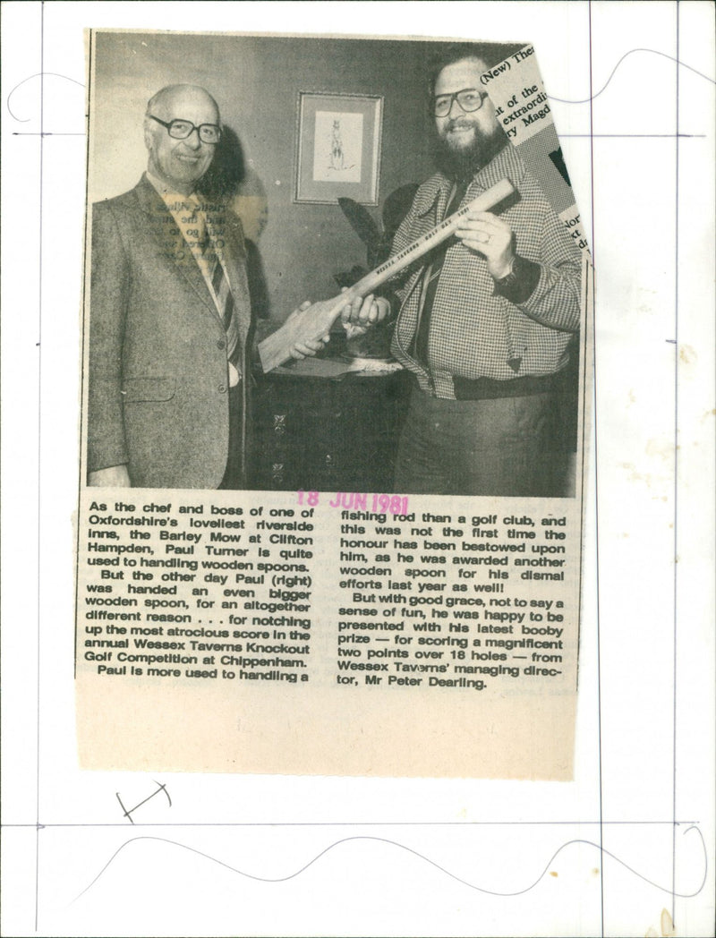 Paul Turner - Vintage Photograph