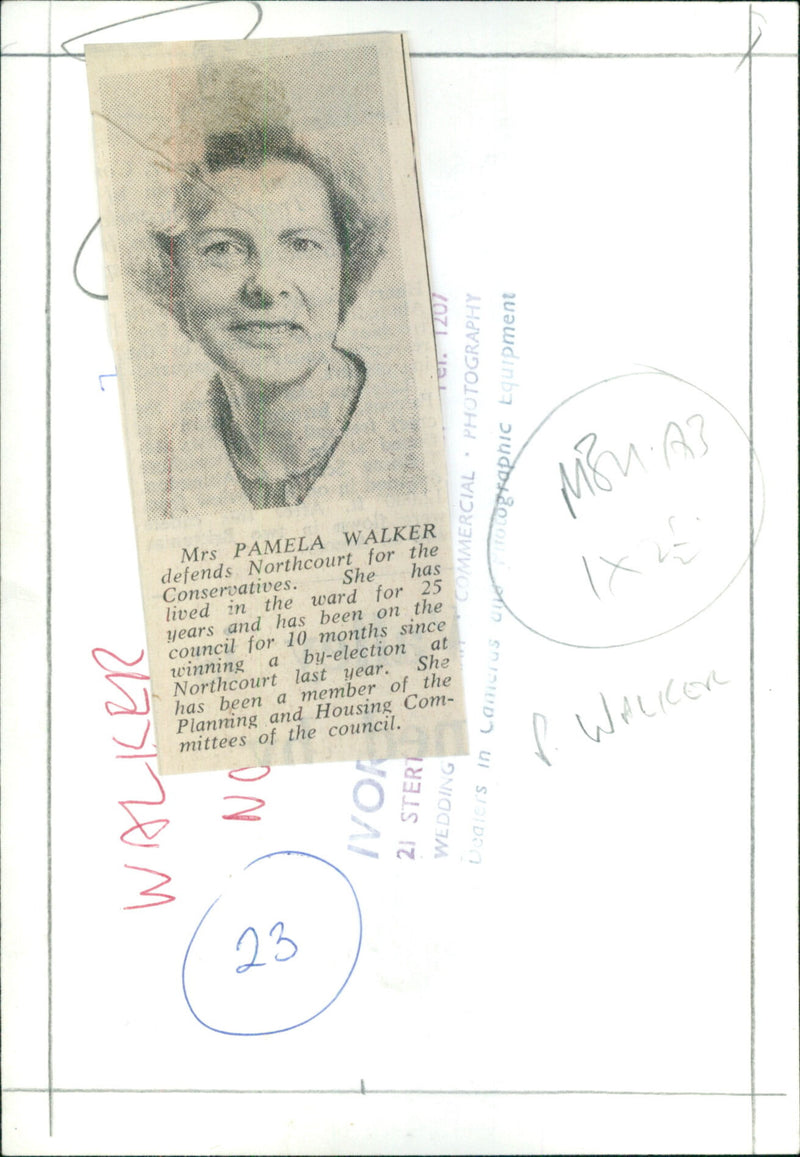 Pamela Walker - Vintage Photograph