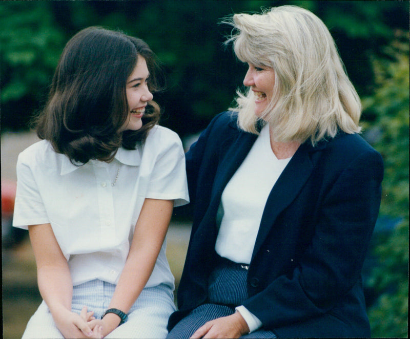 Janie Webster and Michelle - Vintage Photograph