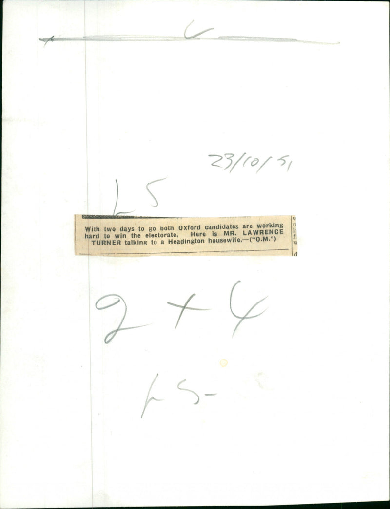 Lawrence Turner - Vintage Photograph