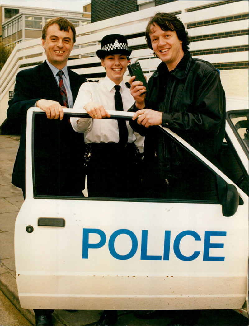 Kevin Whately, Tracy Beeching & Andrew Smith - Vintage Photograph