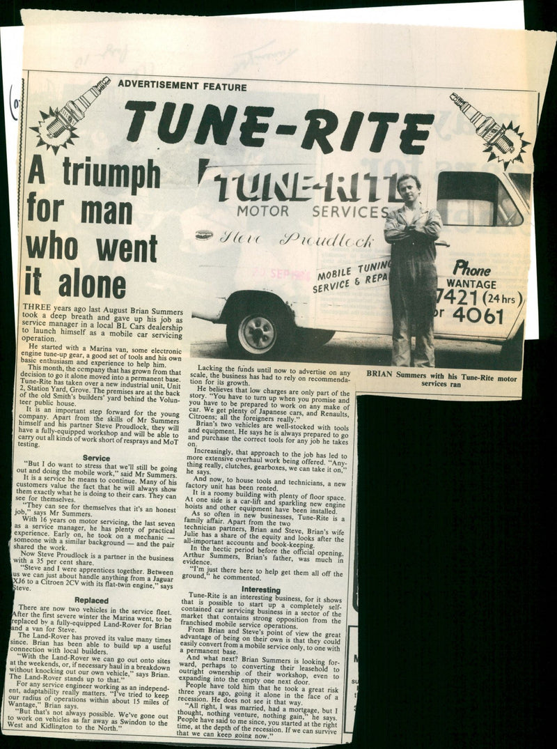 Brian Summers - Vintage Photograph