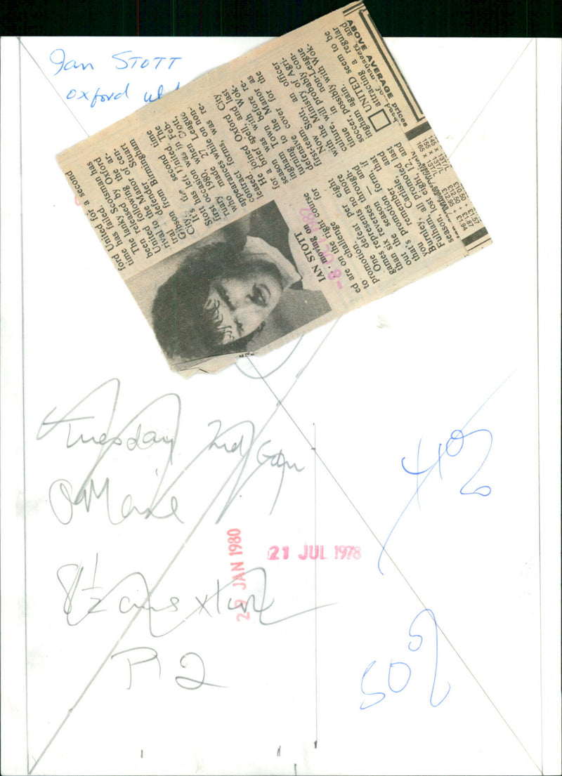 Ian Scott - Vintage Photograph