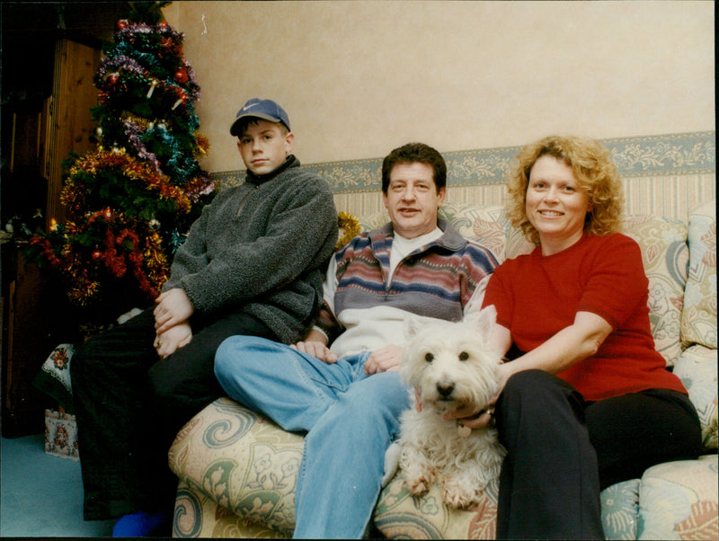 Luke, Debbie and Steve Timson - Vintage Photograph