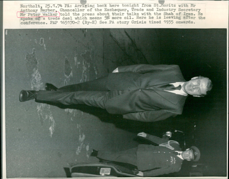 Peter Walker - Vintage Photograph