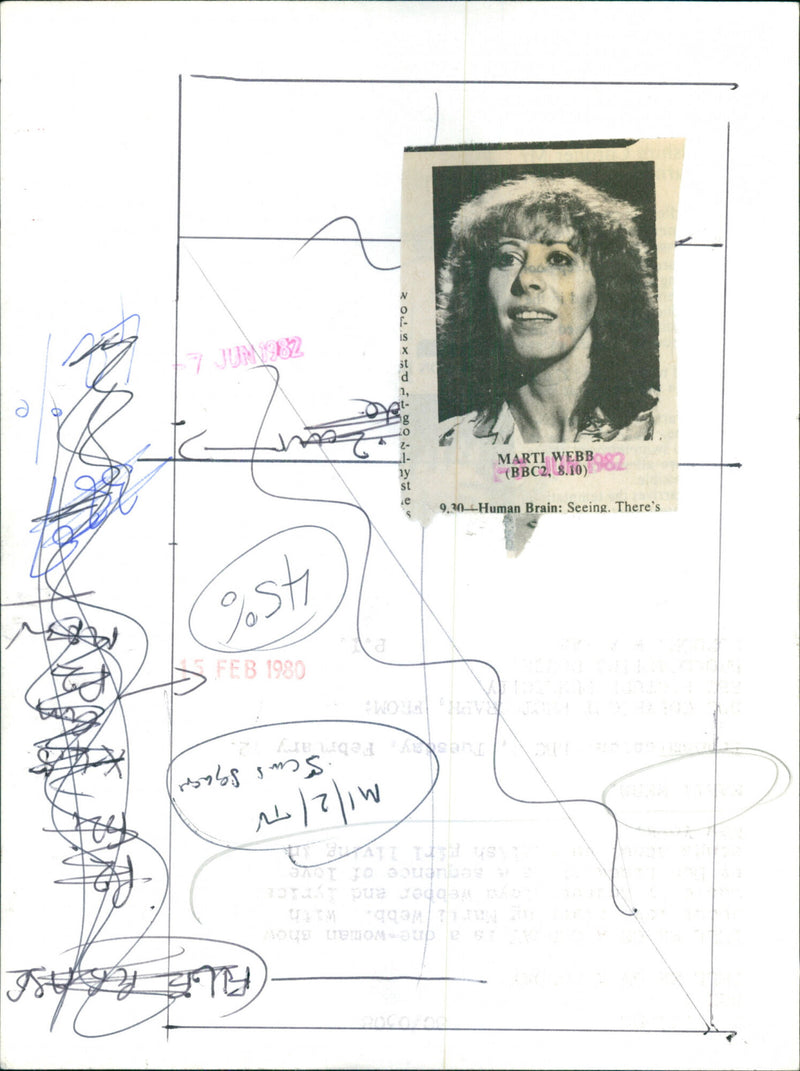 Marti Webb - Vintage Photograph