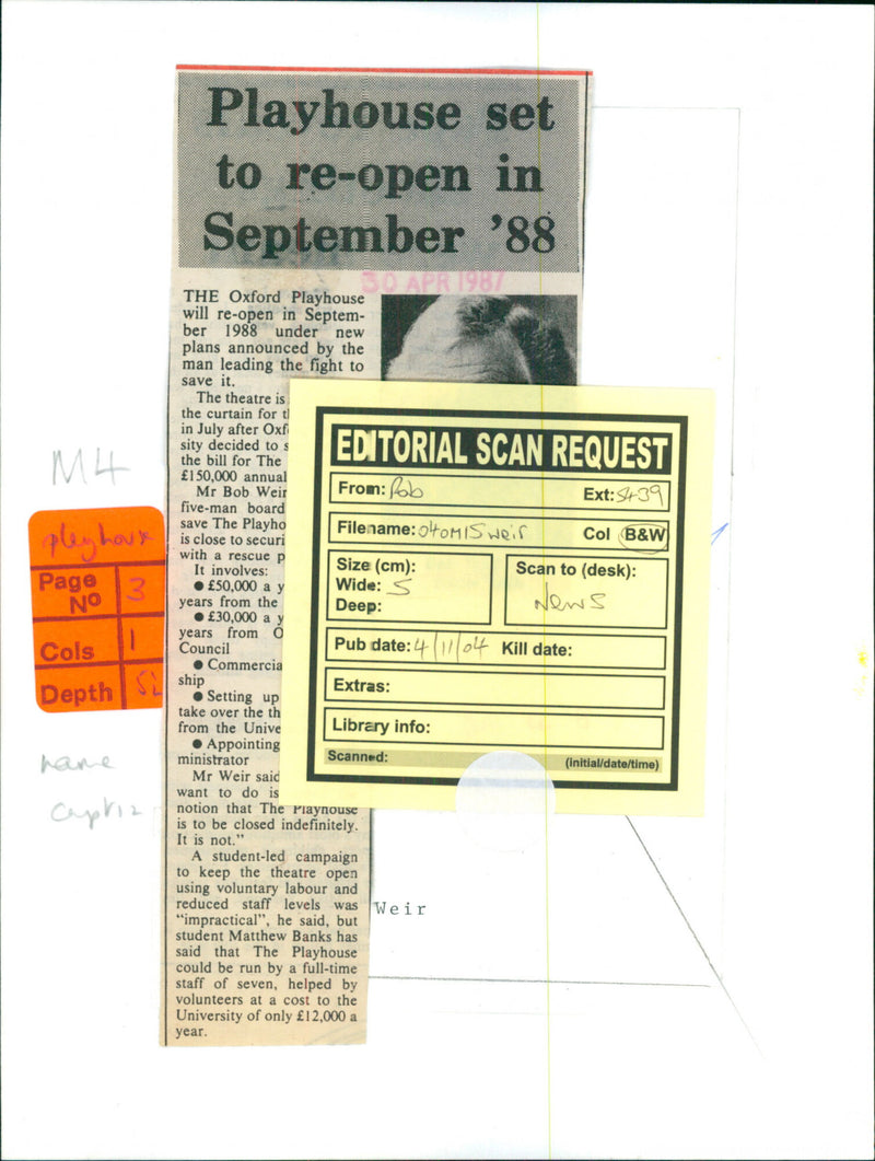 Bob Weir - Vintage Photograph