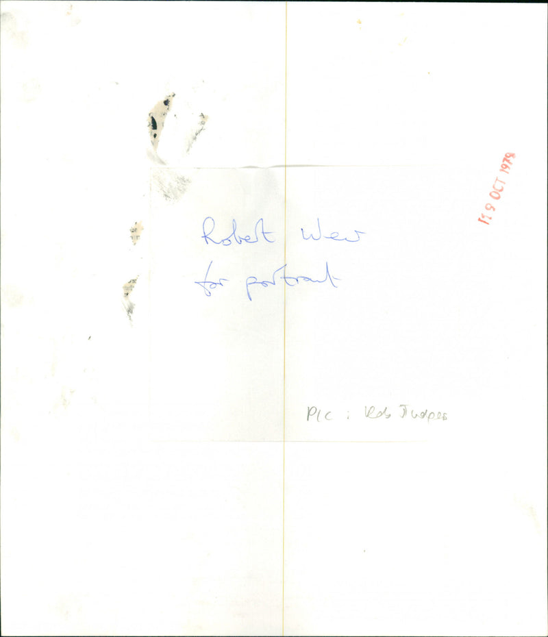 Robert west - Vintage Photograph