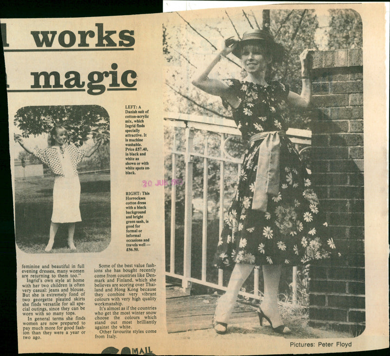 Ingrid Sylvester - Vintage Photograph